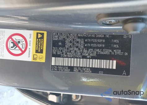 2015 Lexus Rx 350 from USA, damaged, VIN 2T2BK1BA9FC314240